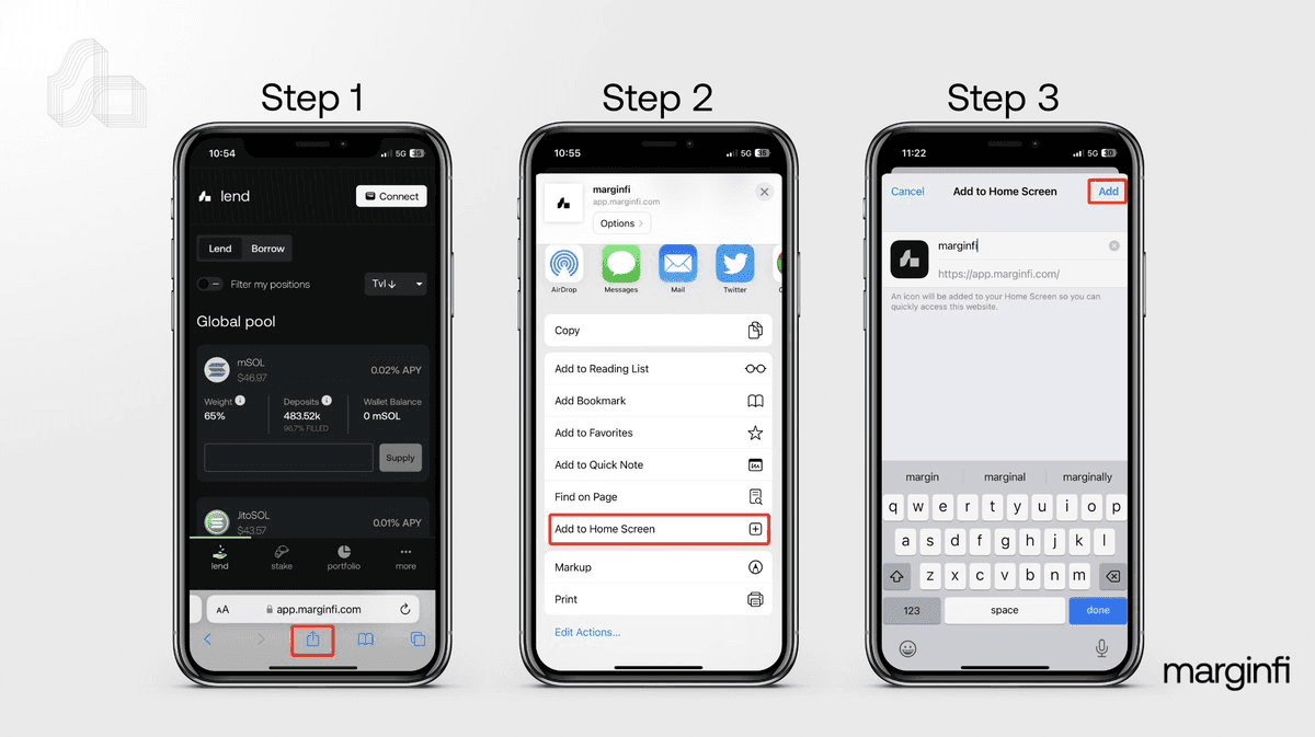 Steps to download PWA